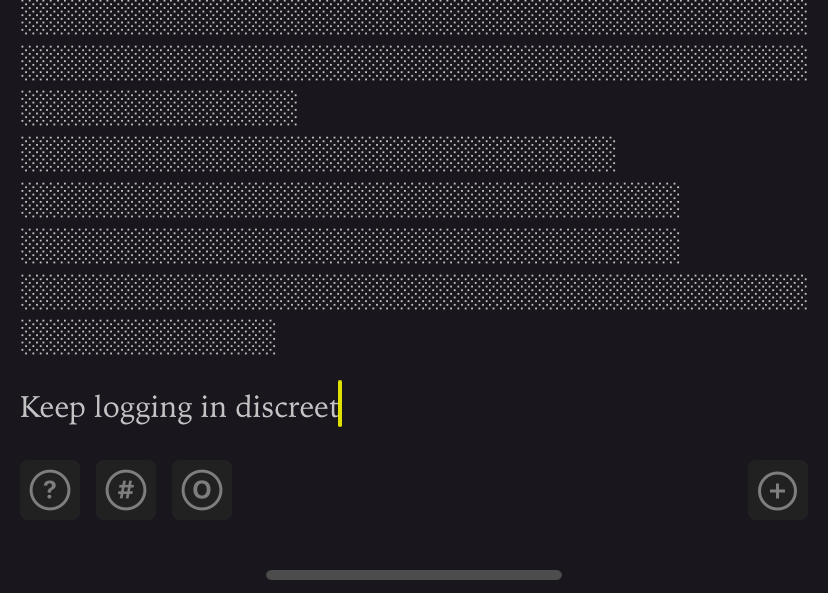 Discreet Mode in Action